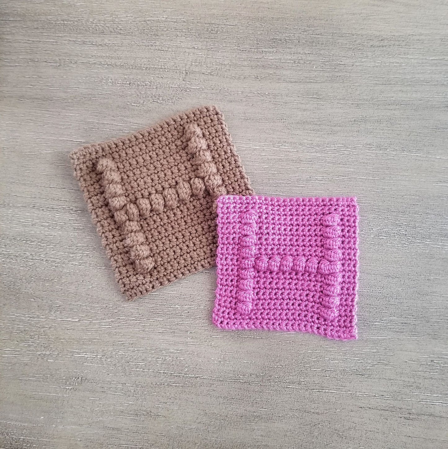 Letter H Crochet Square Pattern, PDF digital Download