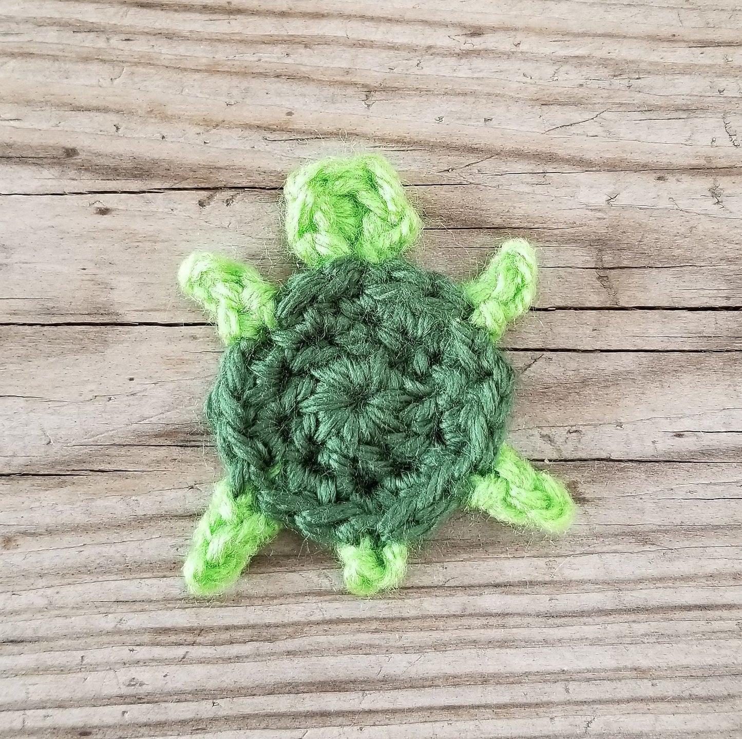 Turtle Applique Crochet Pattern, PDF Digital Download