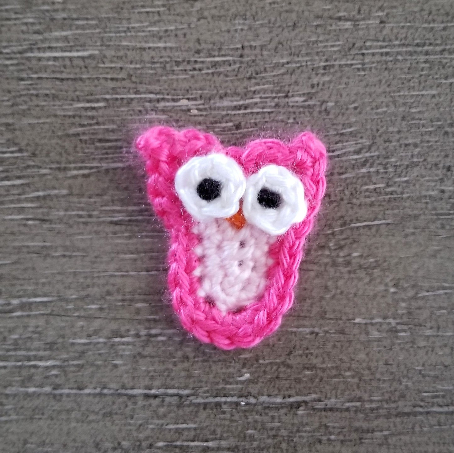 Owl Applique Crochet Pattern, PDF Digital Download