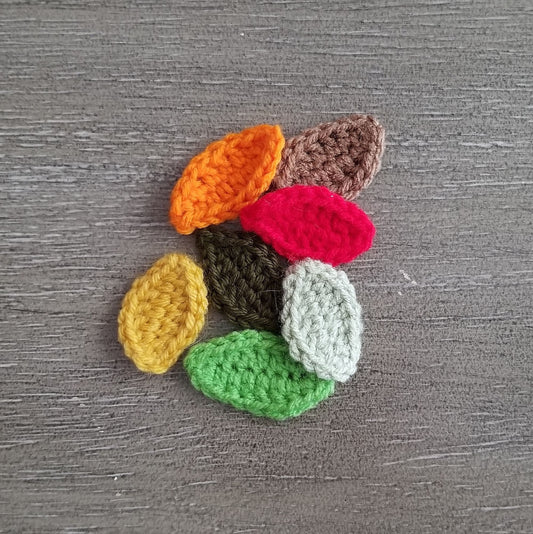 Leaf Applique Crochet Pattern, PDF Digital Download