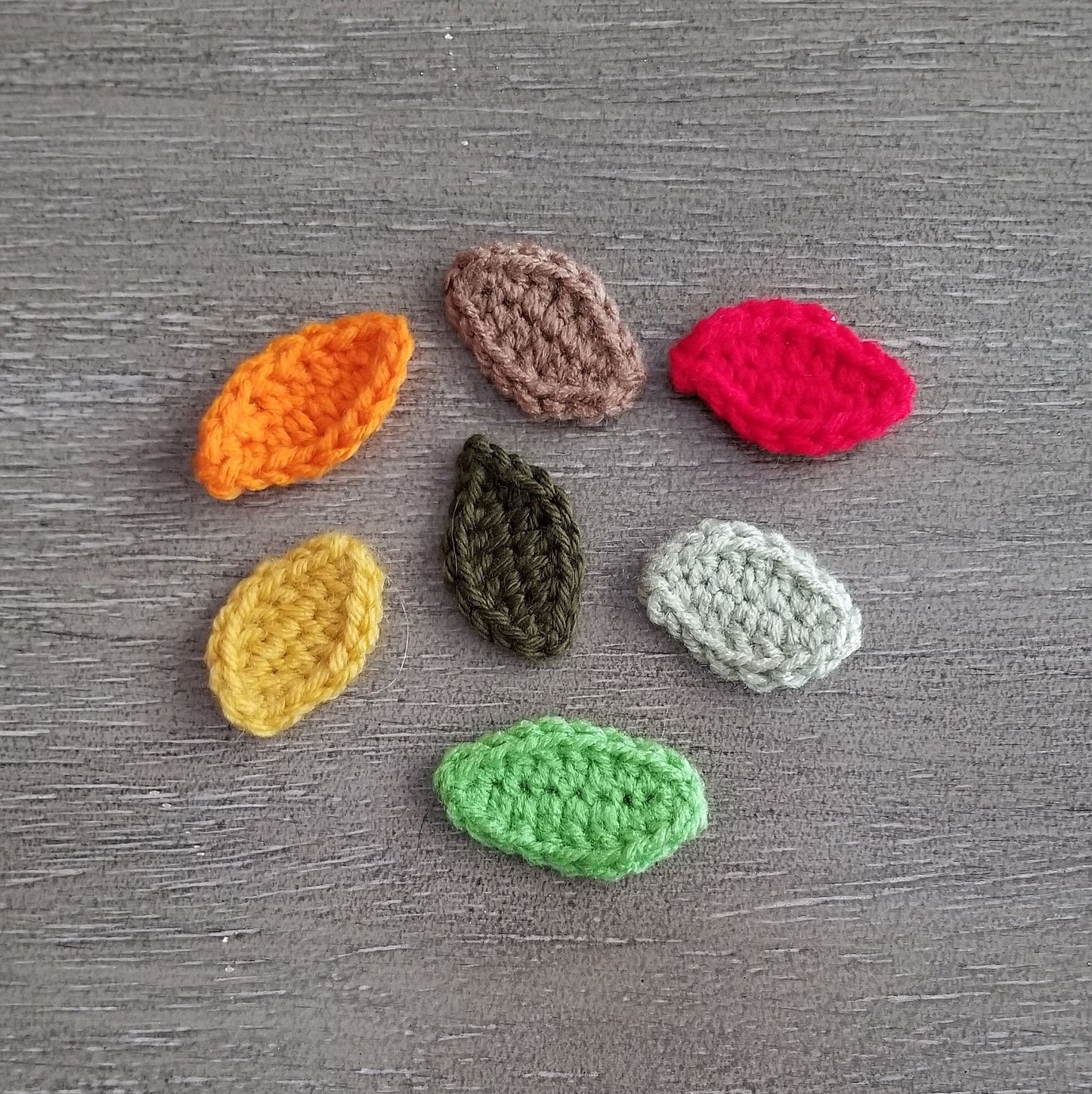 Leaf Applique Crochet Pattern, PDF Digital Download