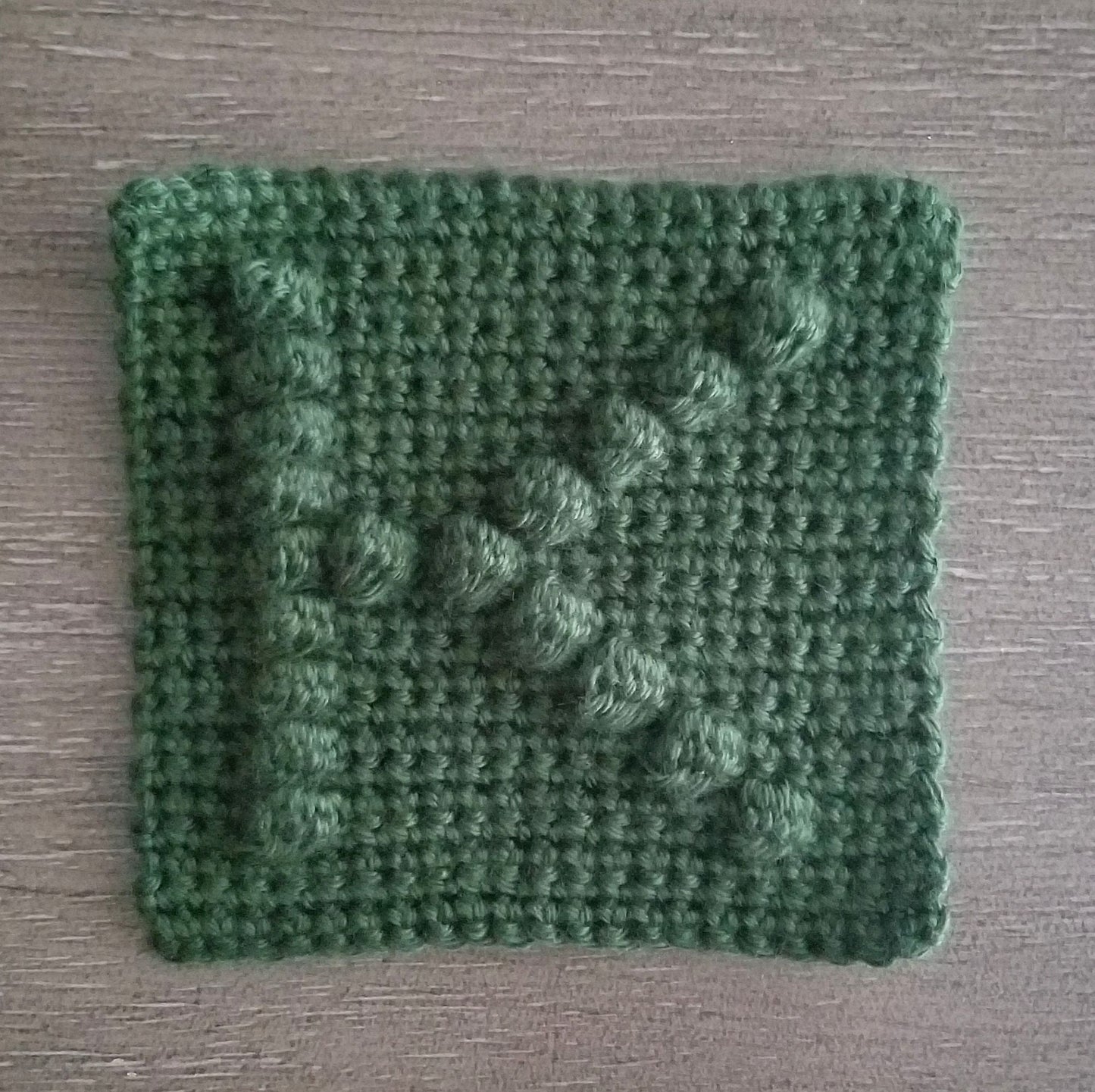 Letter K Bobble Afghan Square Crochet Pattern, PDF Digital Download