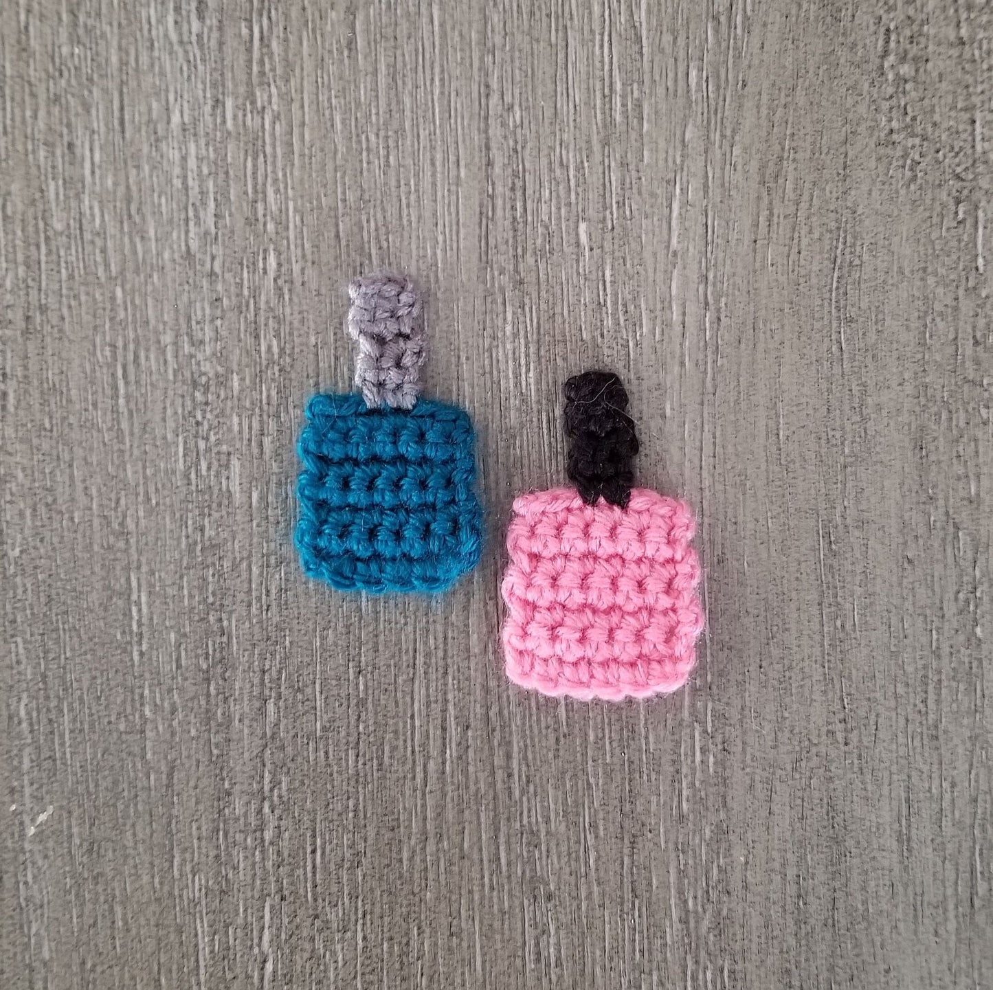 Nail Polish Applique Crochet Pattern, PDF Digital Download