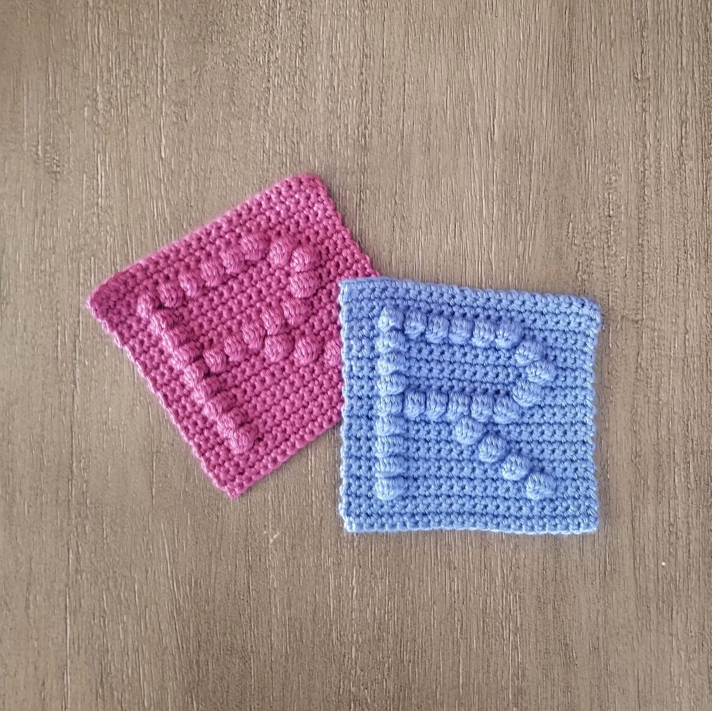 Letter R Bobble Afghan Square Crochet Pattern, PDF Digital Download