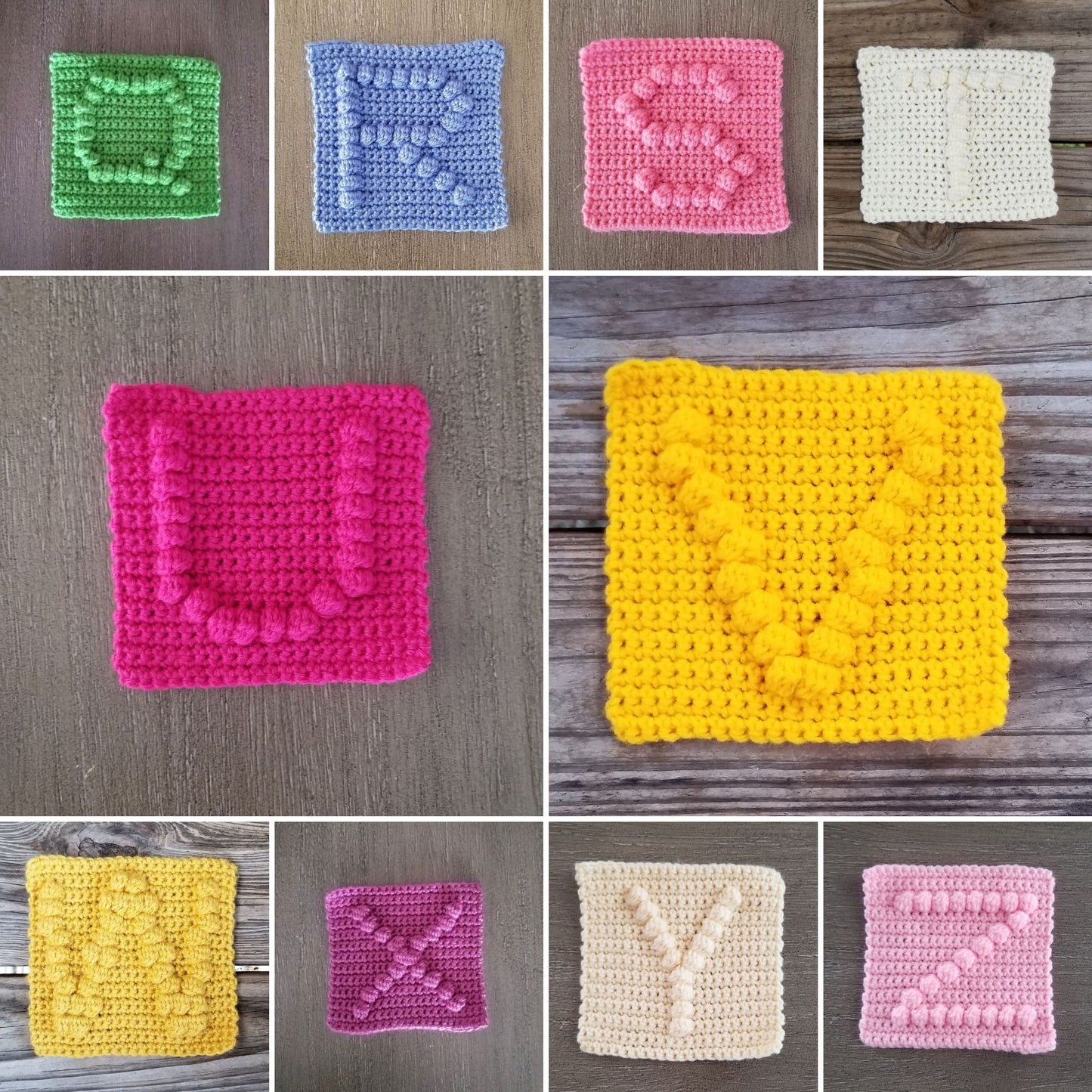 Alphabet and Numbers Crochet Pattern Bundle, PDF Digital Download