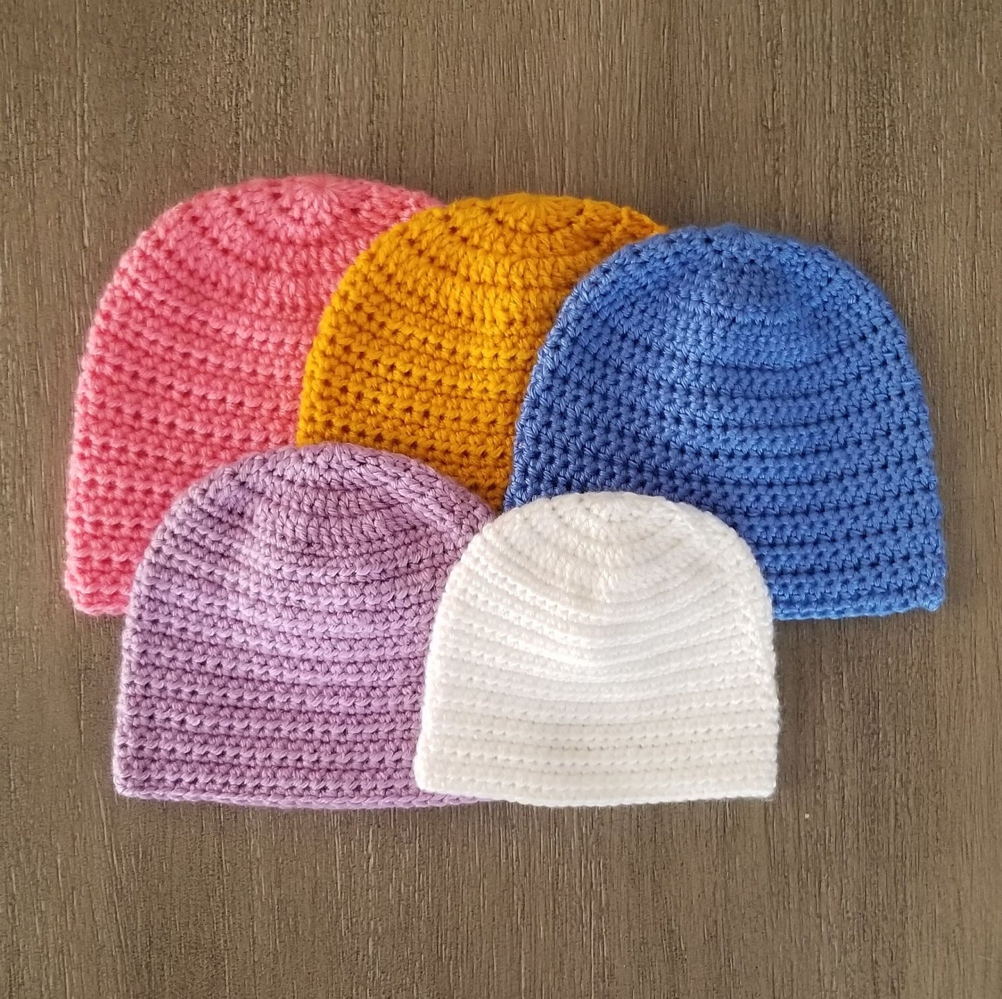 Simple Beanie Crochet Pattern, PDF Digital Download