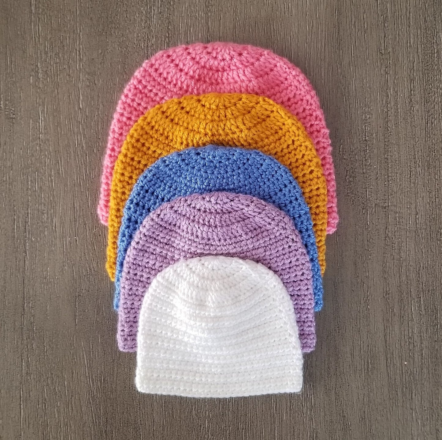 Simple Beanie Crochet Pattern, PDF Digital Download