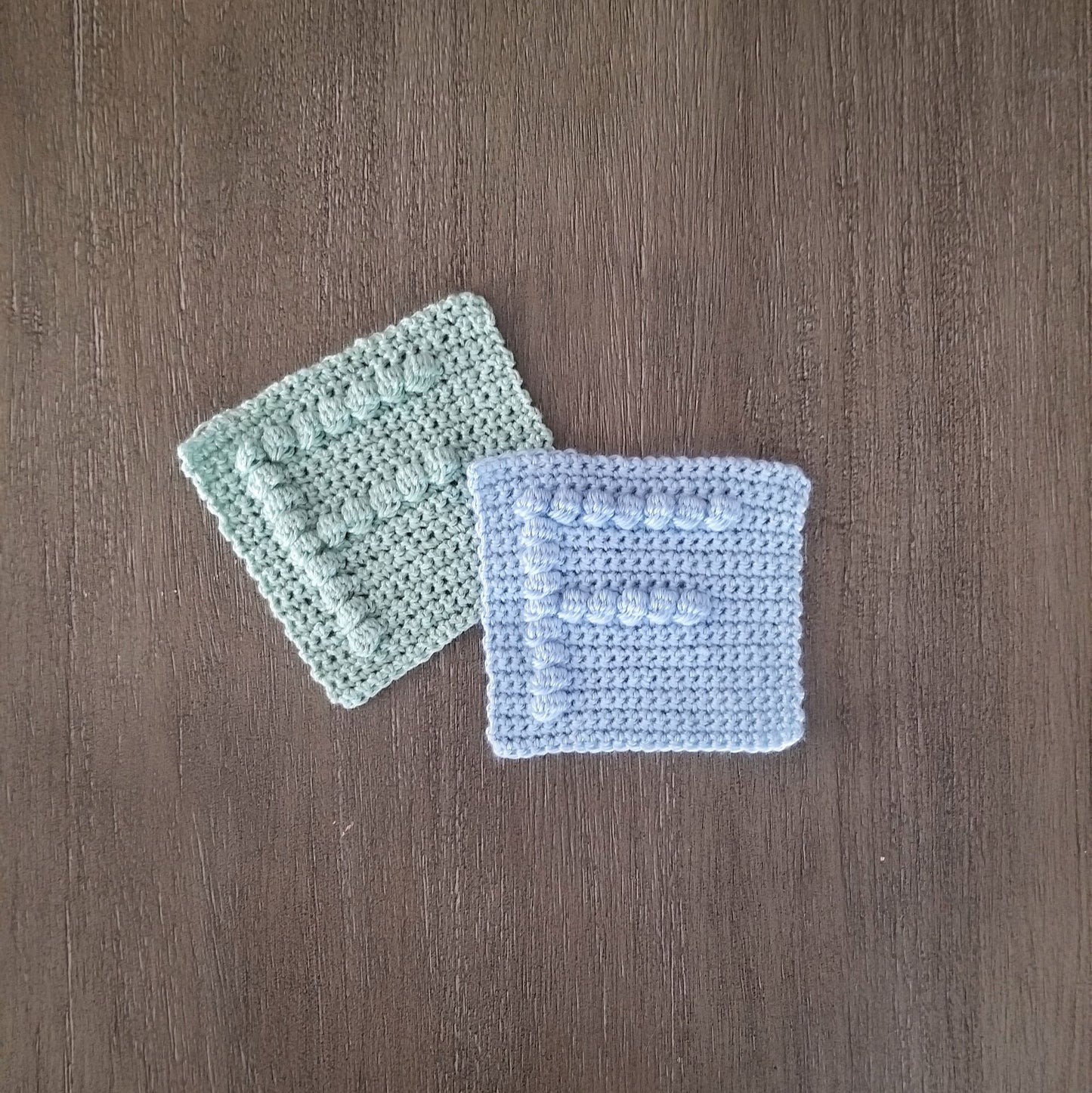 Letter F Bobble Afghan Square Crochet Pattern, PDF Digital Download