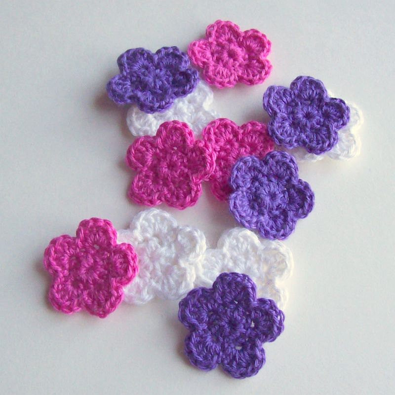 Heart and Flower Crochet Pattern Bundle PDF