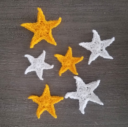 Star Applique Crochet Pattern, PDF Digital Download