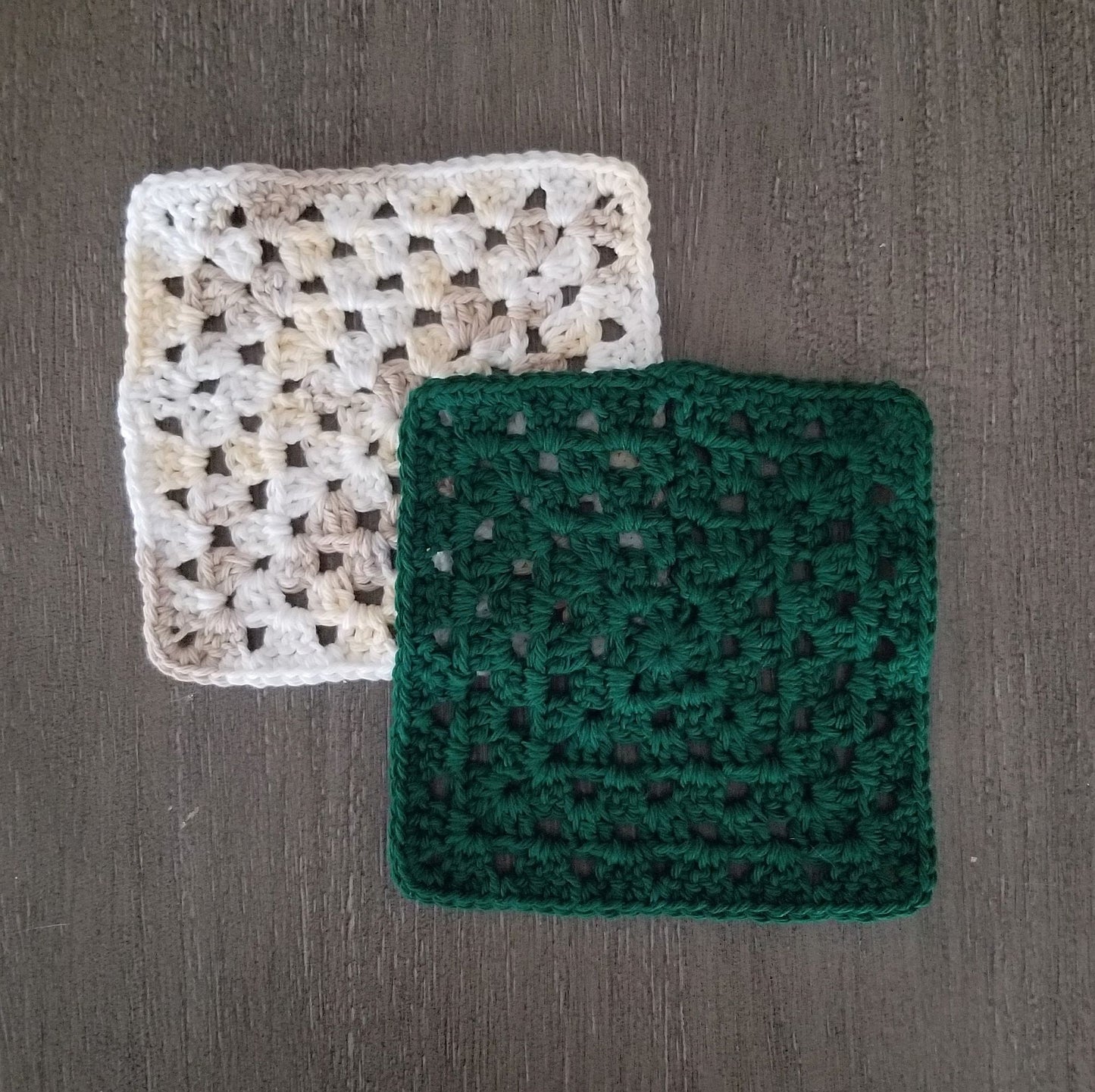Granny Square Dishcloth Crochet Pattern, PDF Digital Download