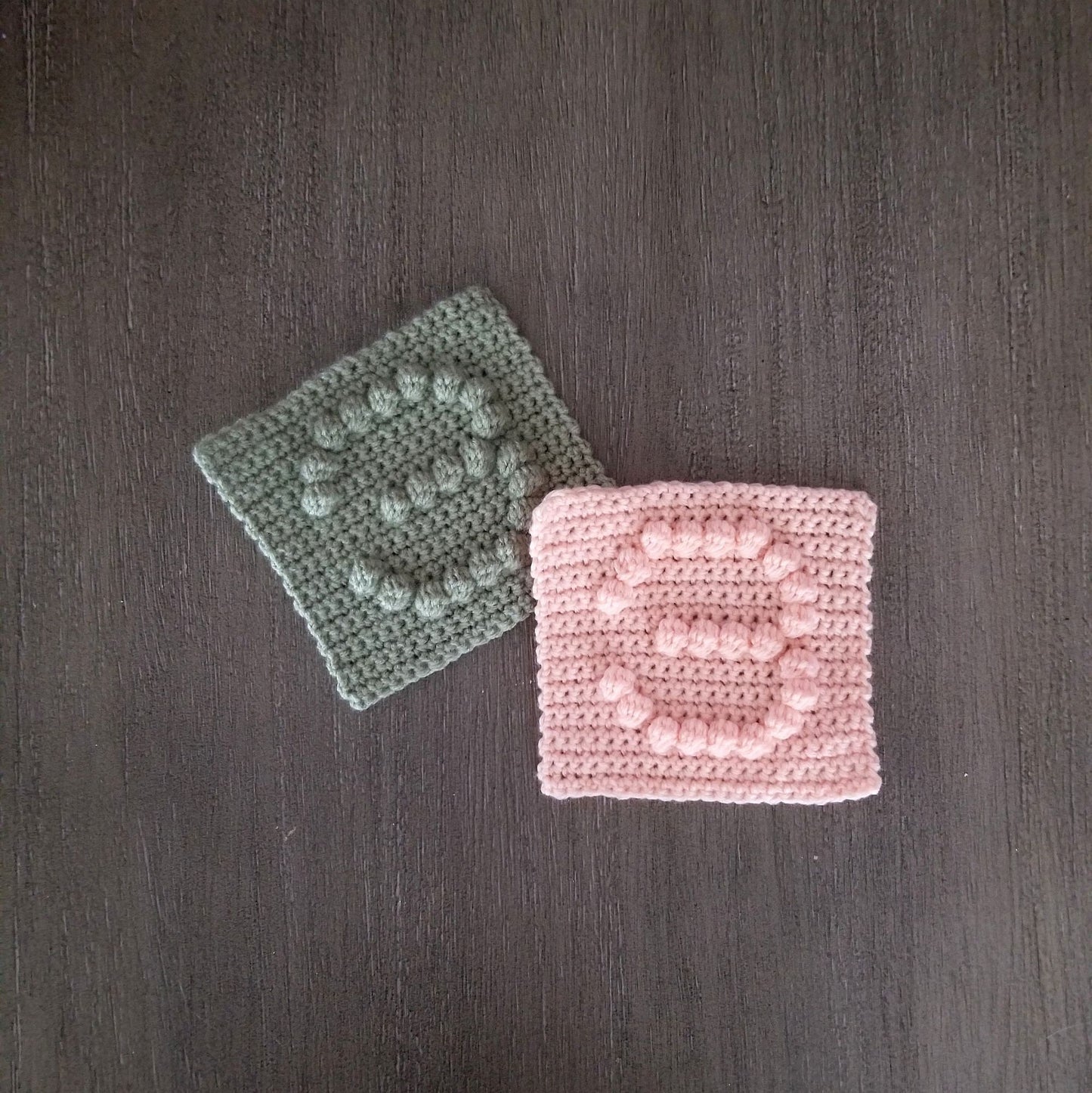 Number 3 Bobble Afghan Square Crochet Pattern, PDF Digital Download