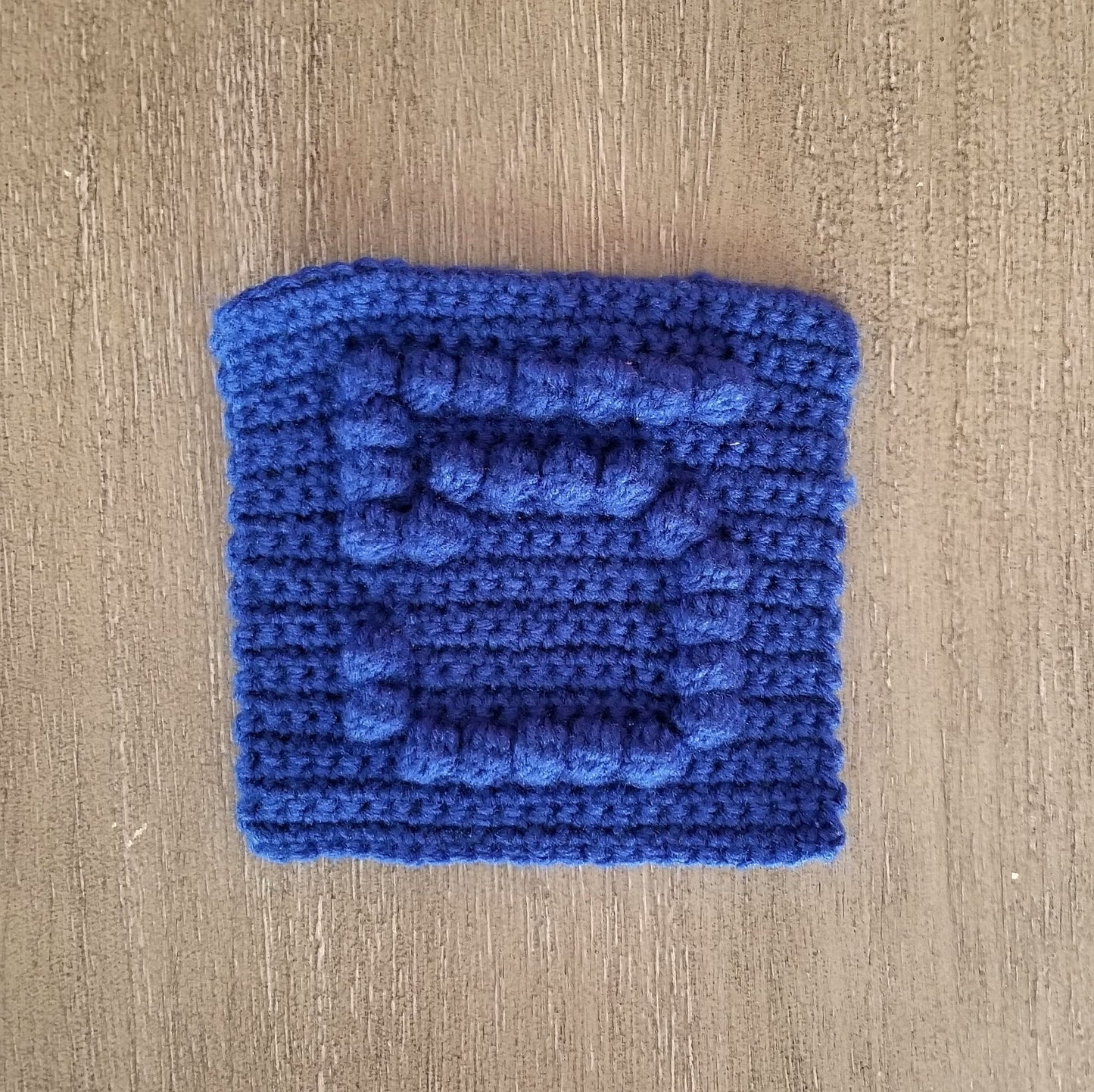 Number 5 Bobble Afghan Square Crochet Pattern, PDF Digital Download