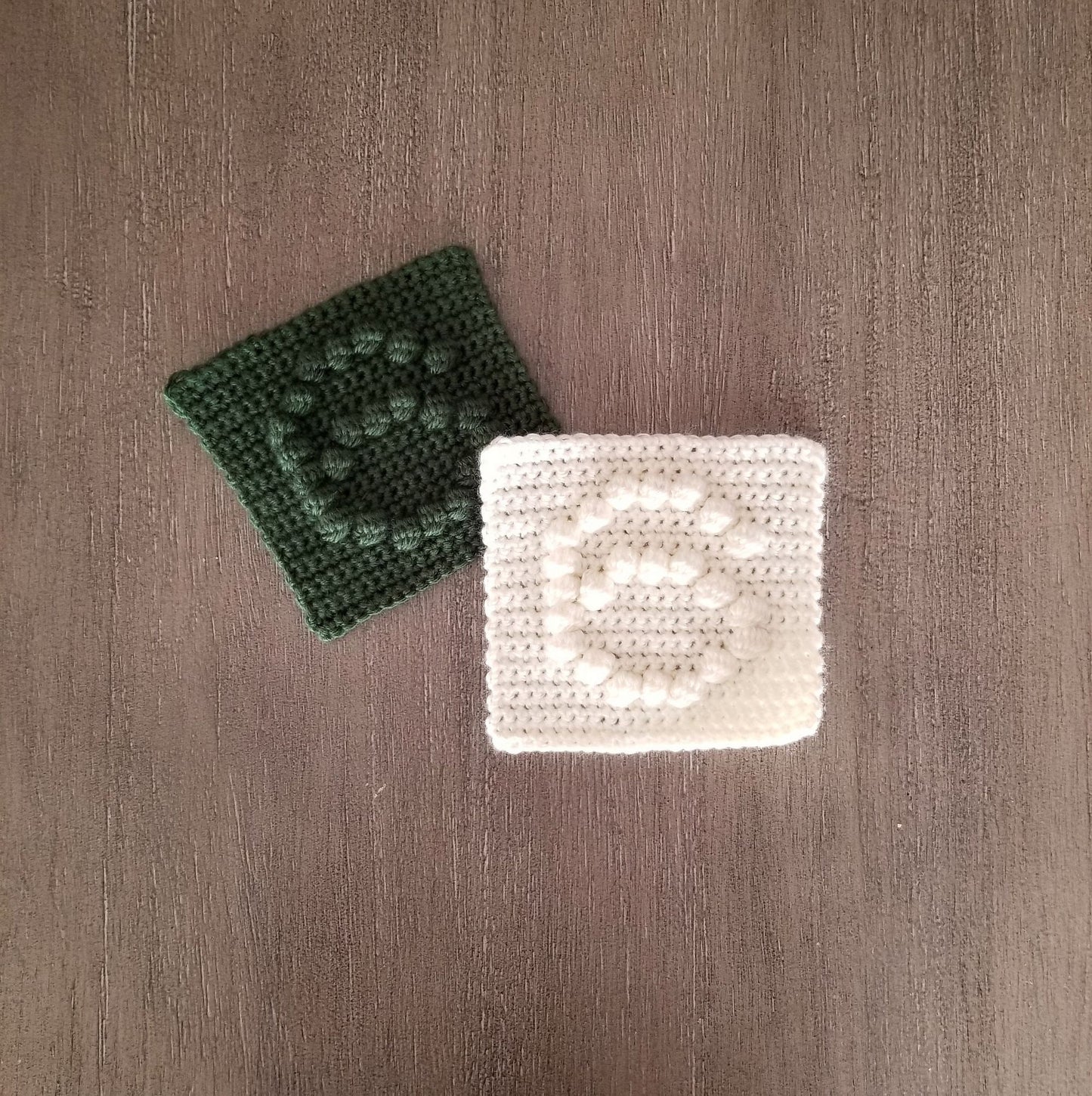Number 6 Bobble Afghan Square Crochet Pattern, PDF Digital Download