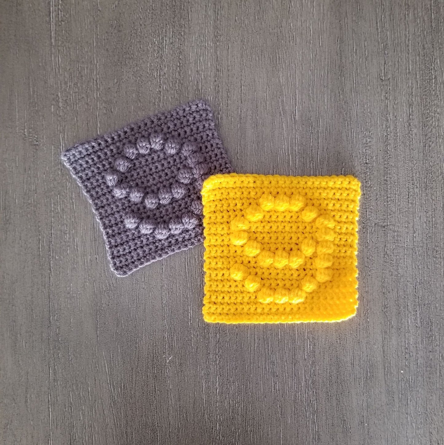 Number 9 Bobble Afghan Square Crochet Pattern, PDF Digital Download