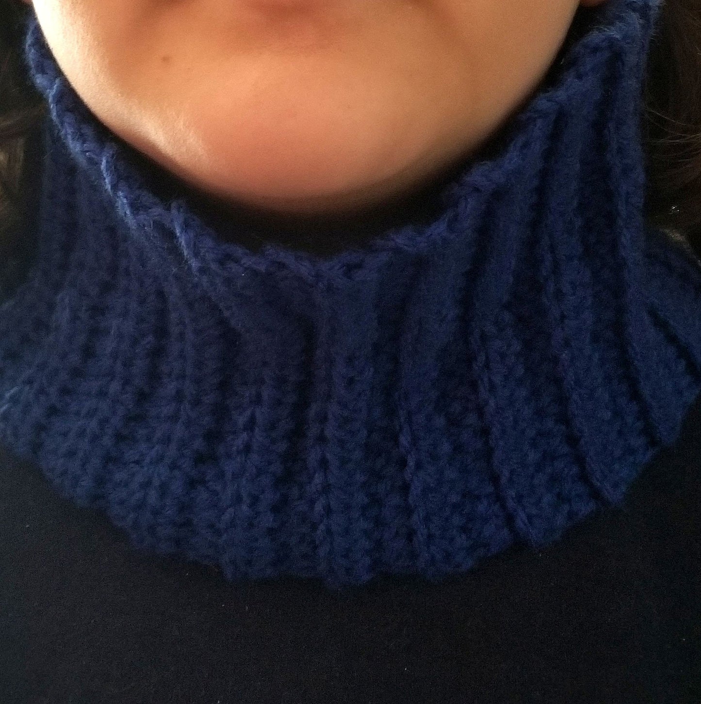 Ribbed Neckwarmer Crochet Pattern, PDF Digital Download