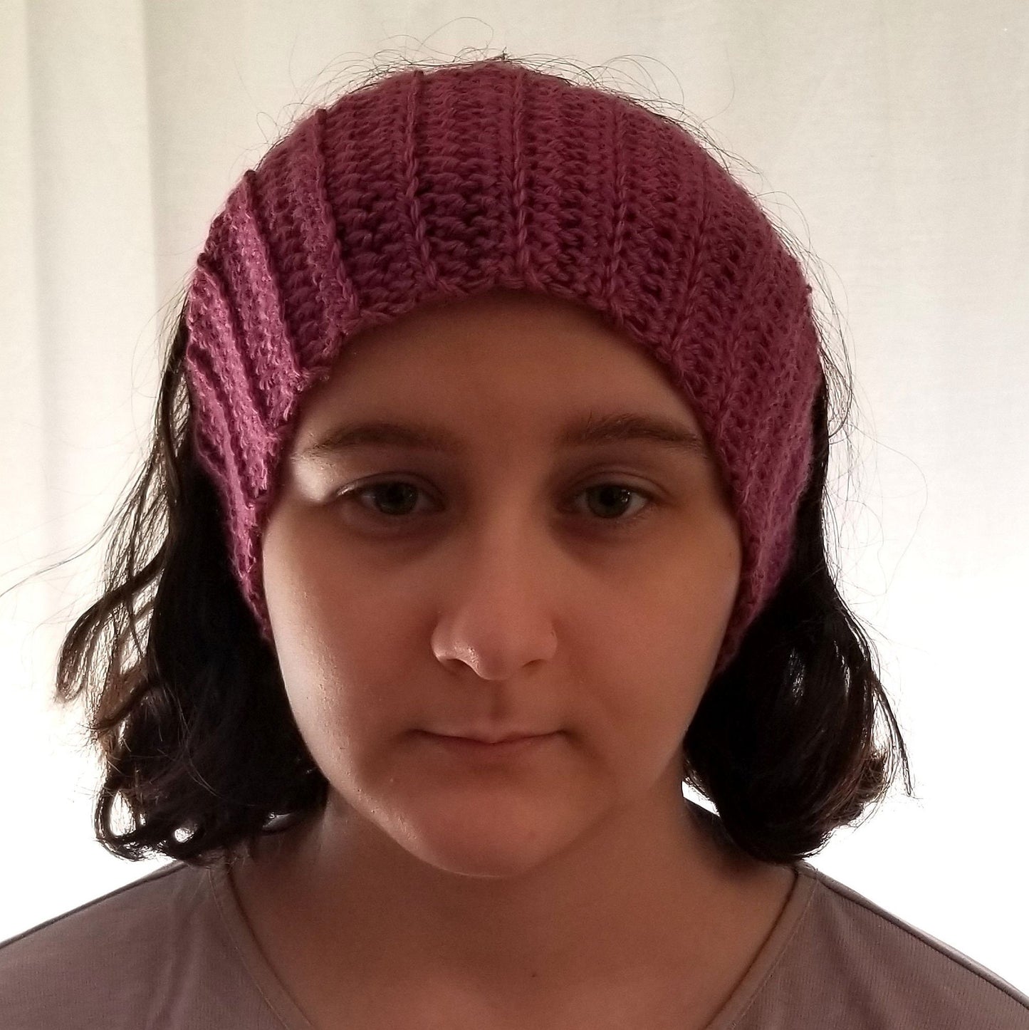 Ribbed Earwarmer Crochet Pattern, PDF Digital Download