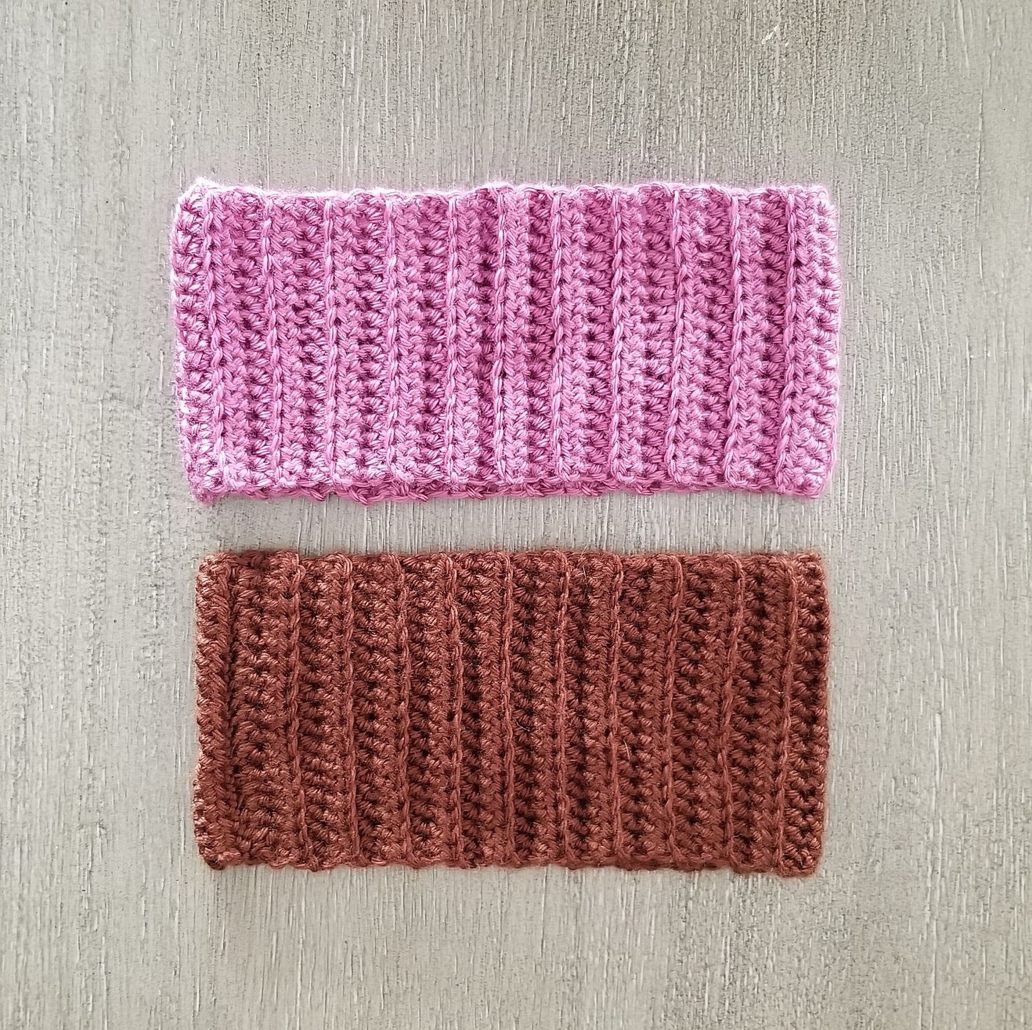 Ribbed Earwarmer Crochet Pattern, PDF Digital Download