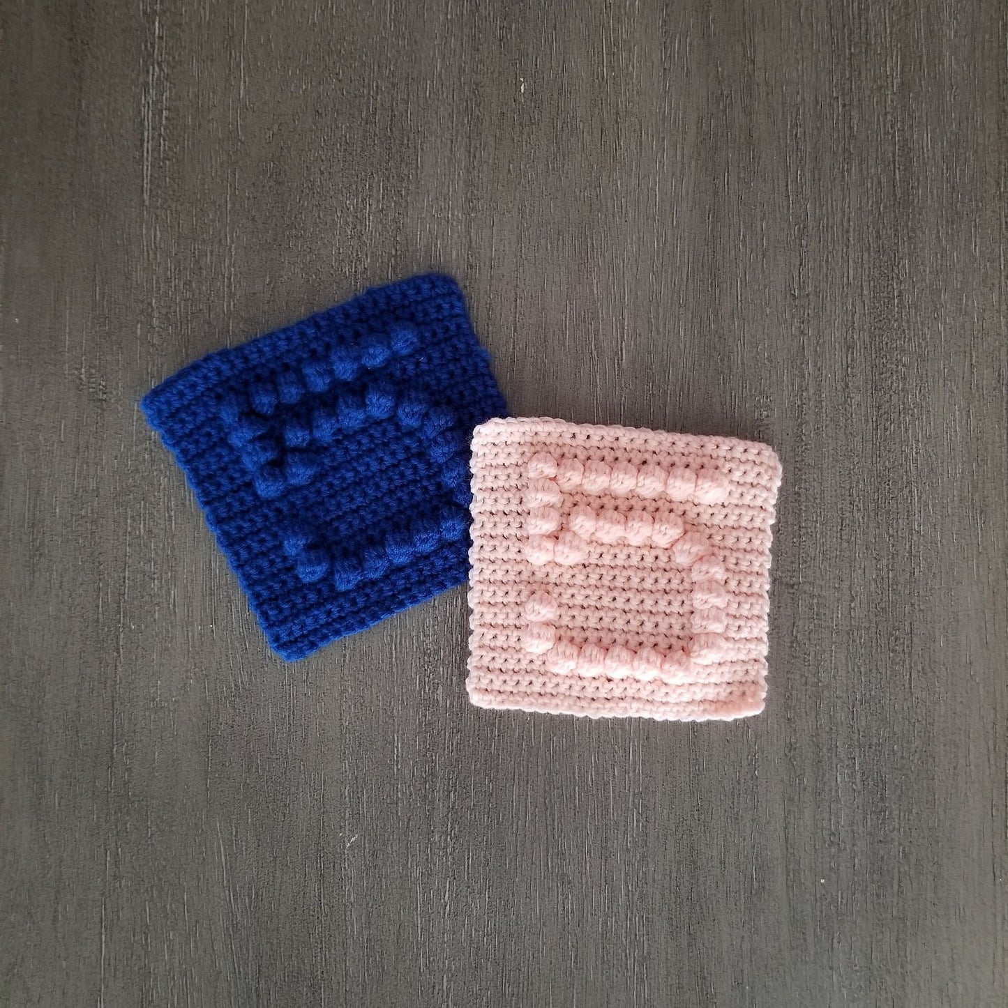 Number 5 Bobble Afghan Square Crochet Pattern, PDF Digital Download