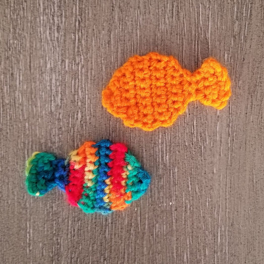 Fish Applique Crochet Pattern, PDF Digital Download