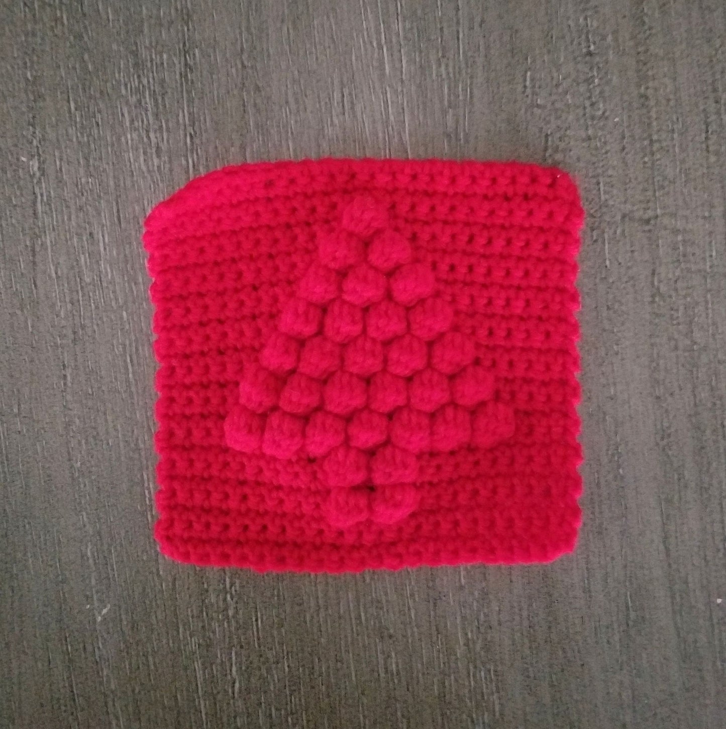 Tree Bobble Afghan Square Crochet Pattern, PDF Digital Download
