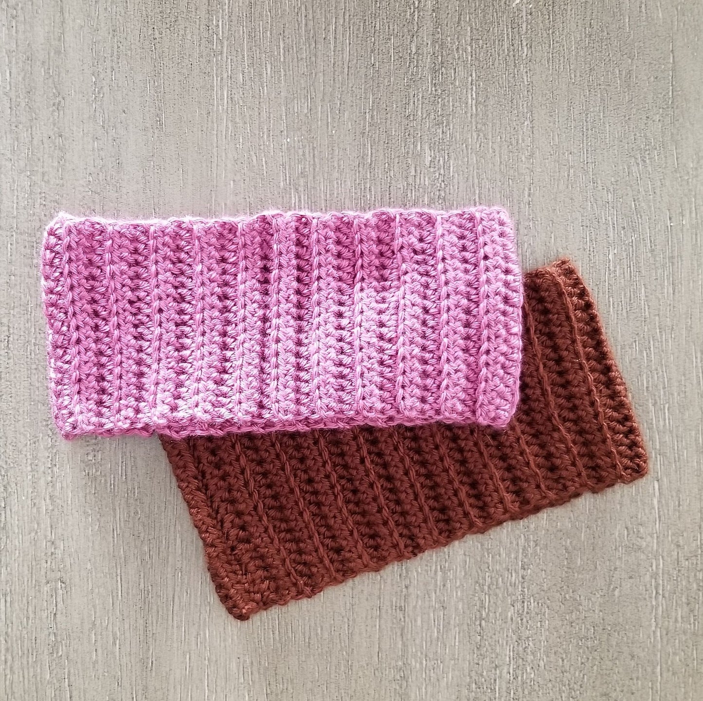 Ribbed Earwarmer Crochet Pattern, PDF Digital Download