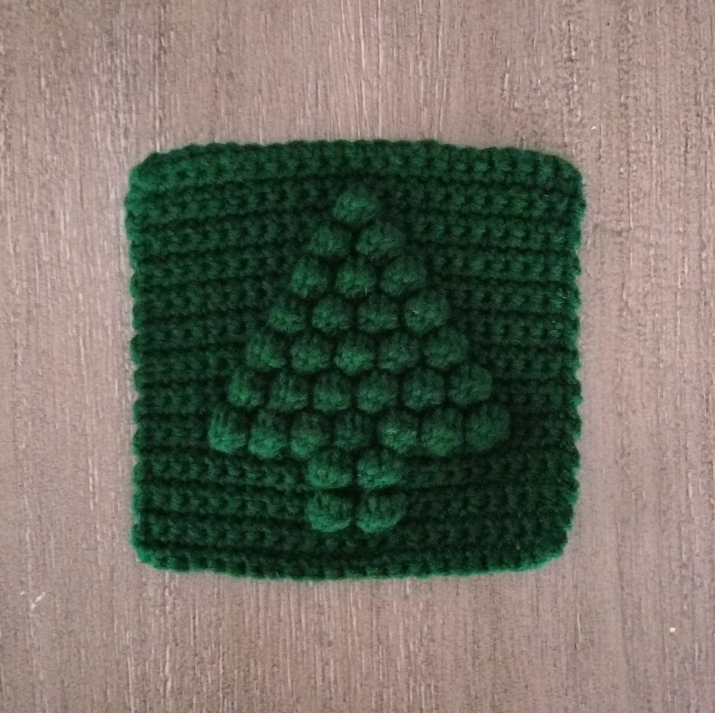 Tree Bobble Afghan Square Crochet Pattern, PDF Digital Download
