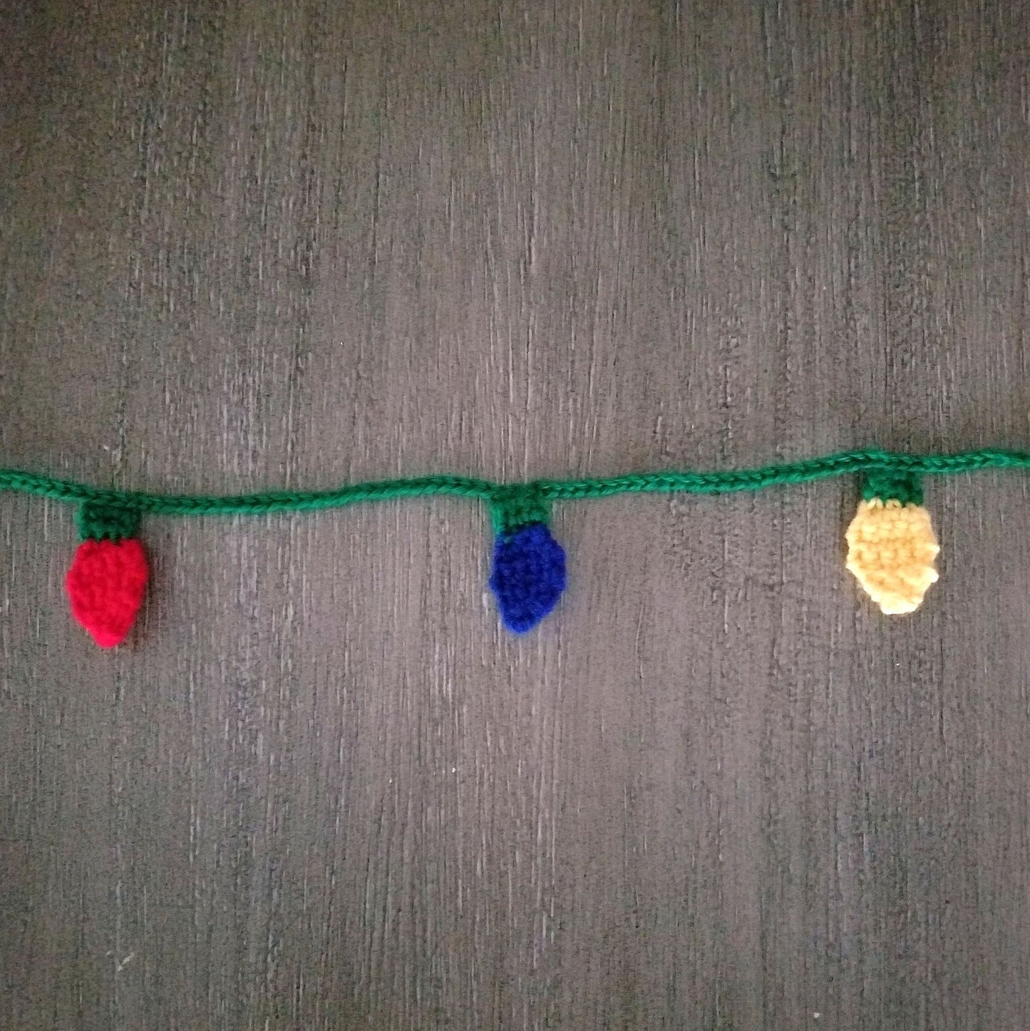 Holiday Light Garland Crochet Pattern, PDF Digital Download