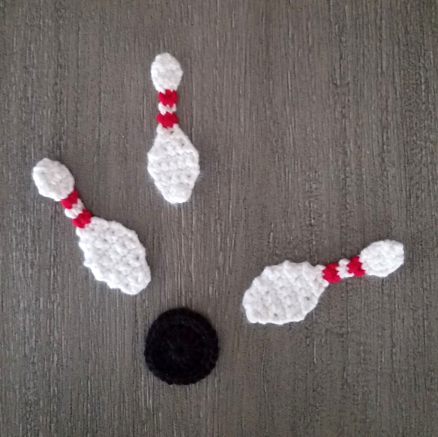 Bowling Appliques Crochet Pattern, PDF Digital Download