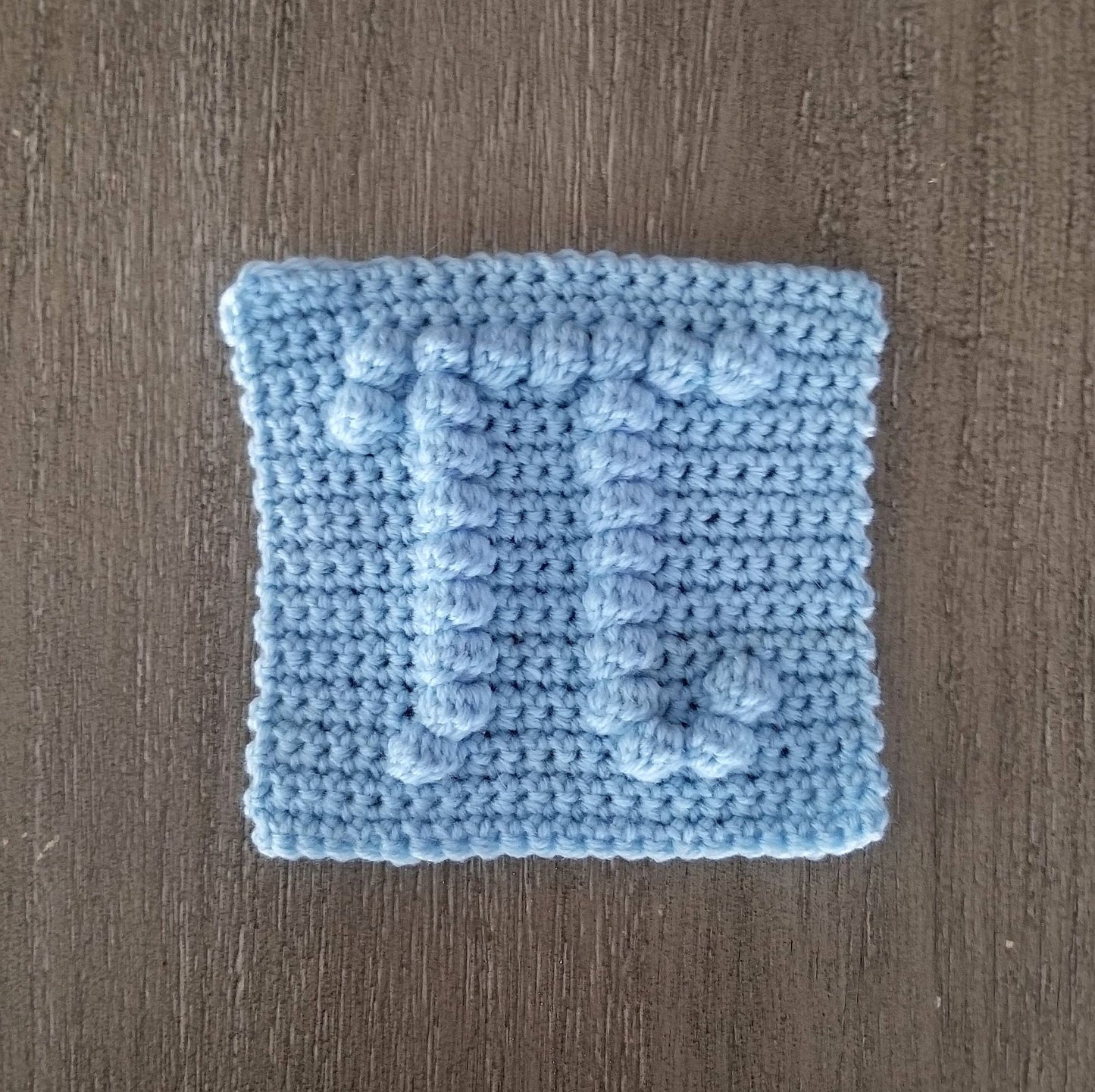 Pi Bobble Afghan Square Crochet Pattern, PDF Digital Download