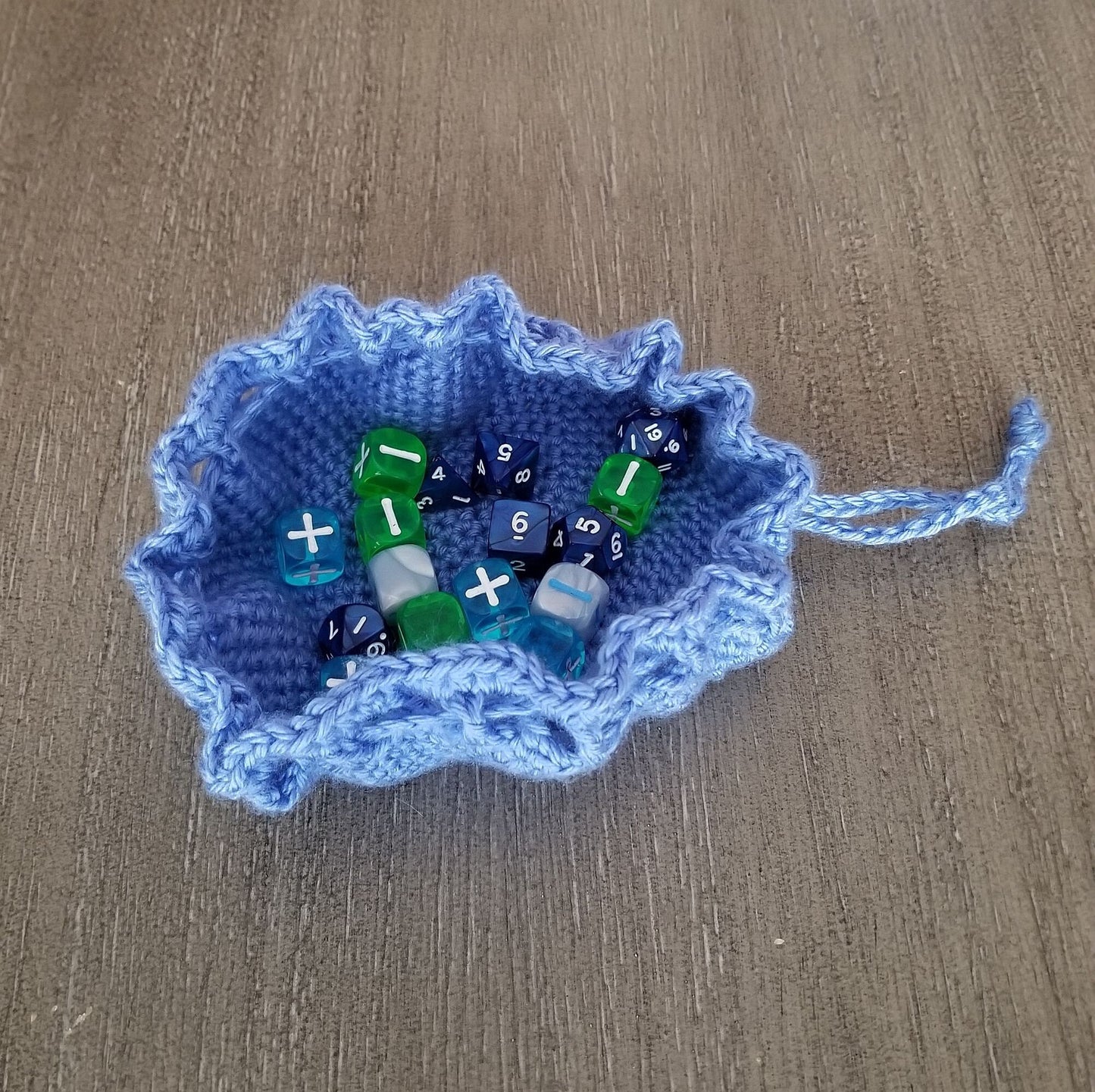 Flat Drawstring Bag Crochet Pattern, PDF Digital Download