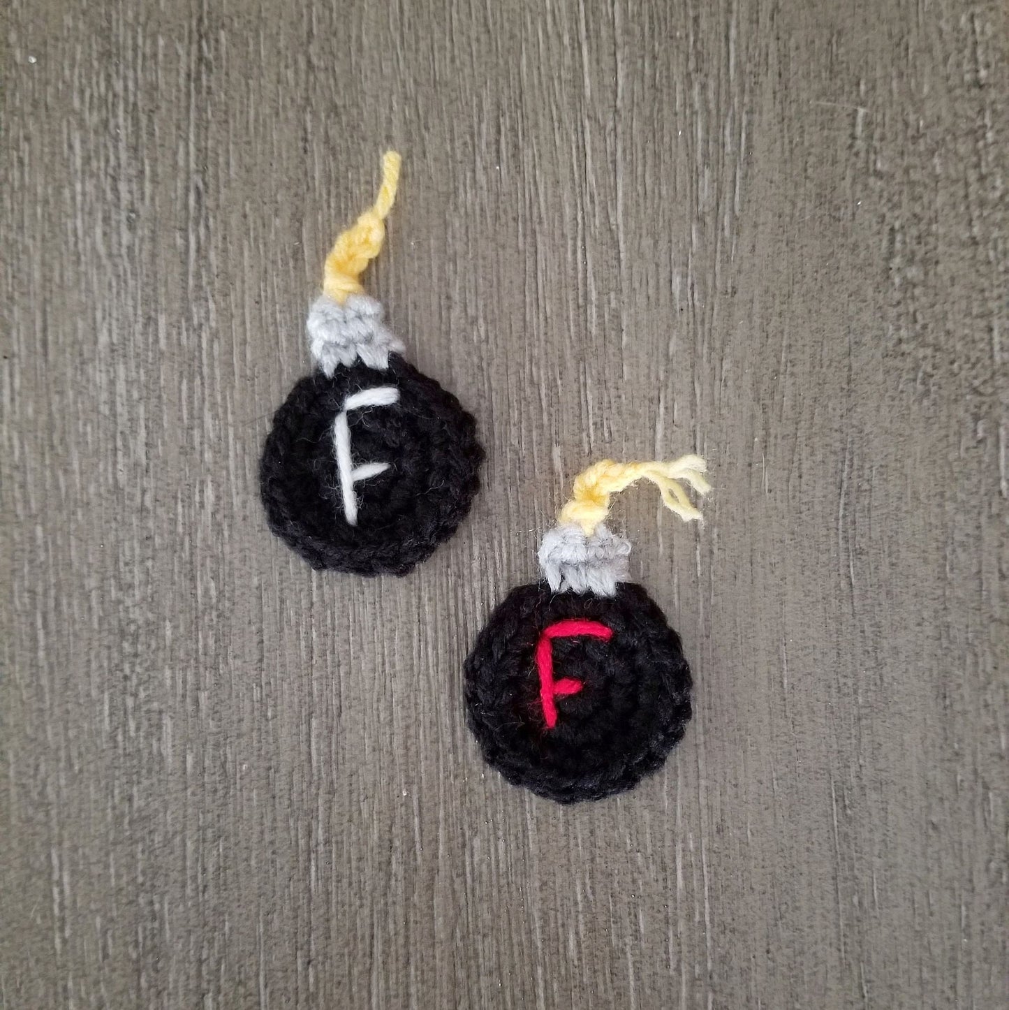 F Bomb Applique Crochet Pattern, PDF Digital Download