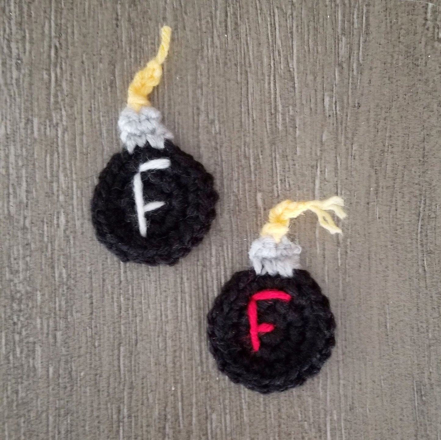 F Bomb Applique Crochet Pattern, PDF Digital Download