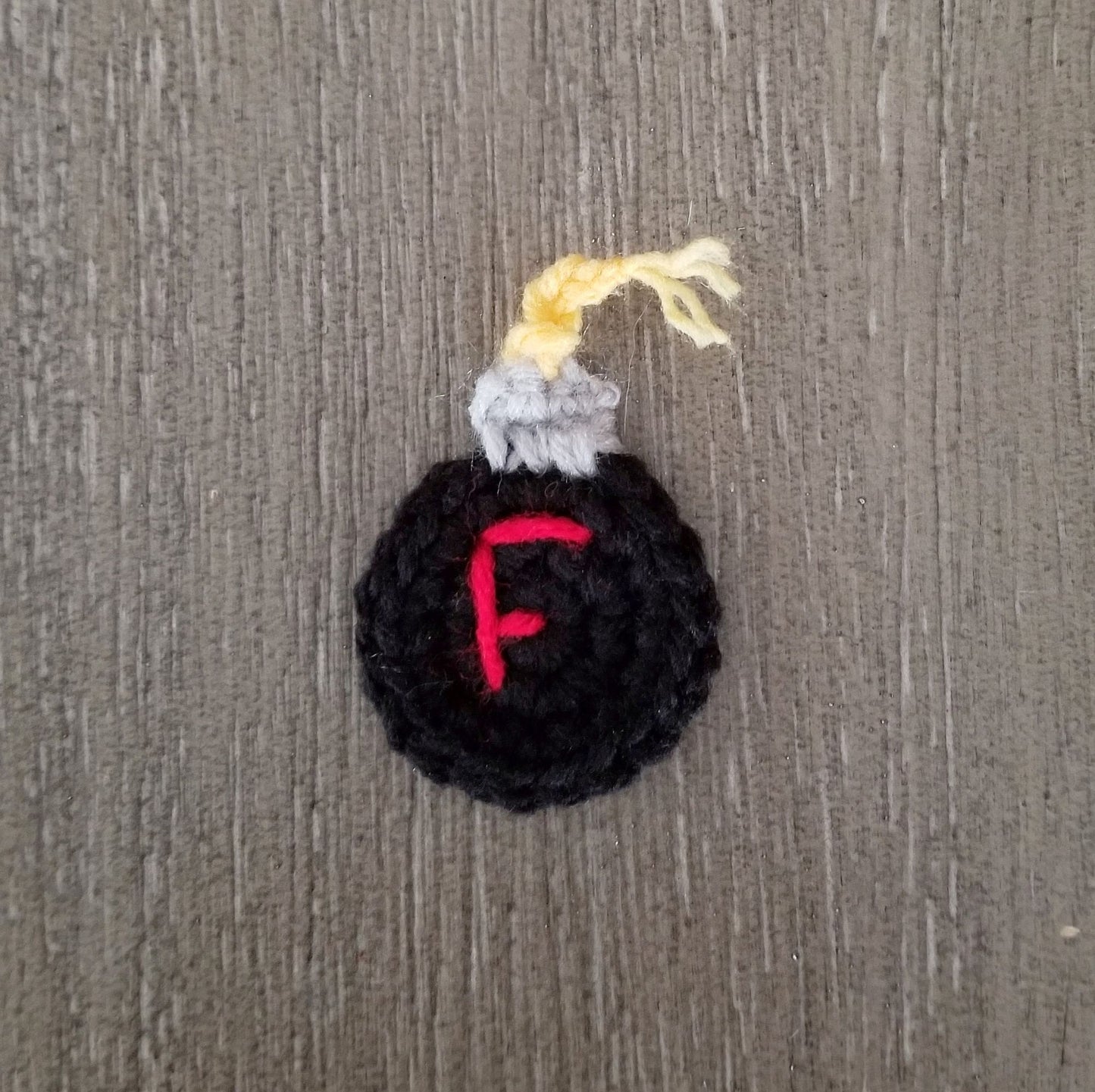 F Bomb Applique Crochet Pattern, PDF Digital Download