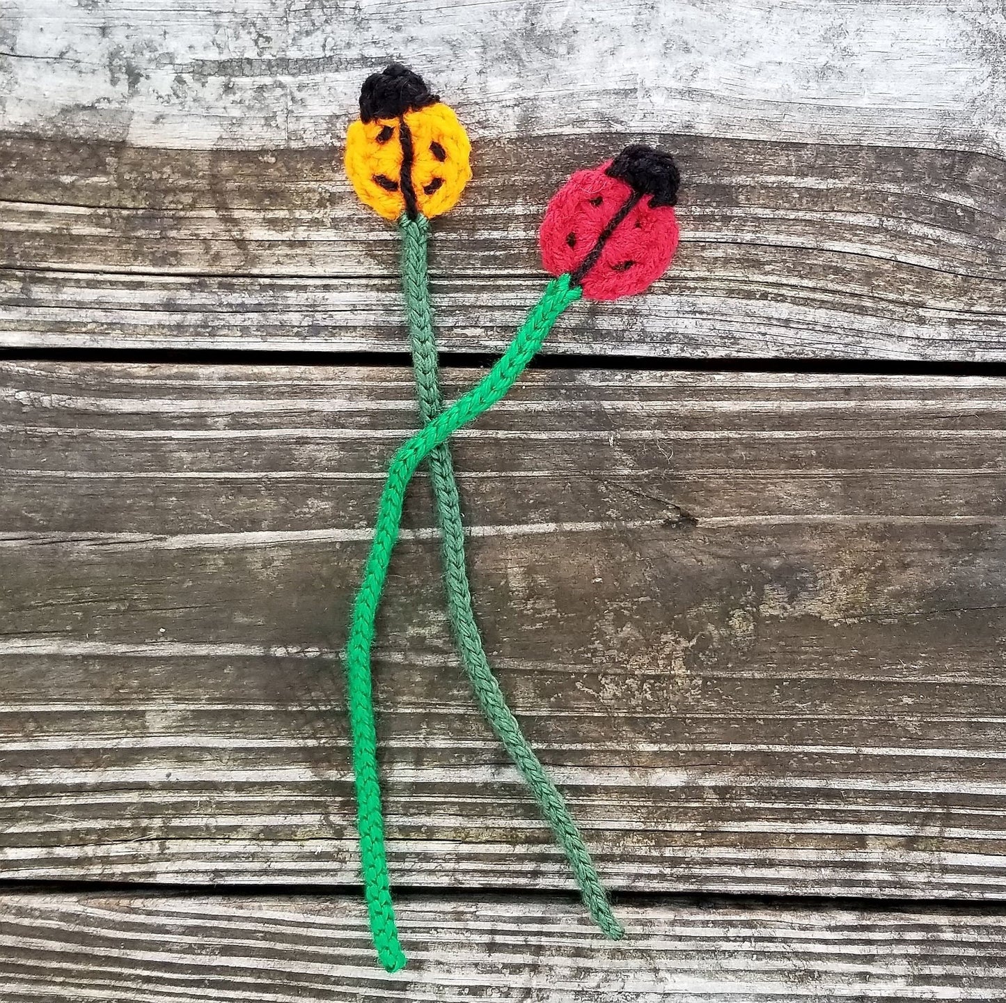 Ladybug Bookmark Crochet Pattern, PDF Digital Download