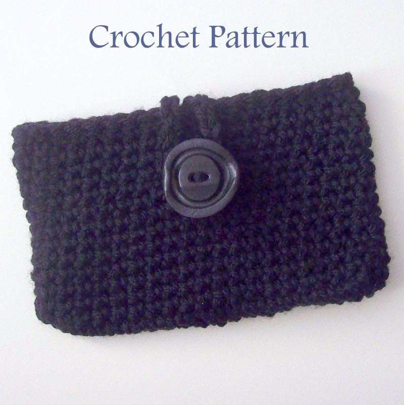 Open Closure Wallet Crochet Pattern PDF