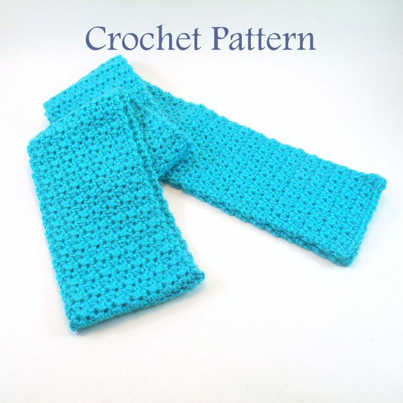 Textured Scarf Crochet Pattern PDF
