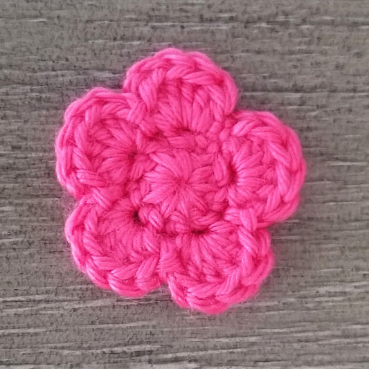 Flower Applique Crochet Pattern