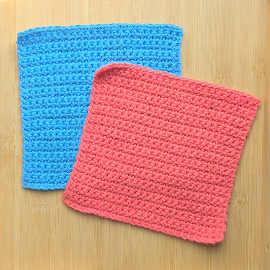 Simple Dishcloth Crochet Pattern, PDF Digital Download