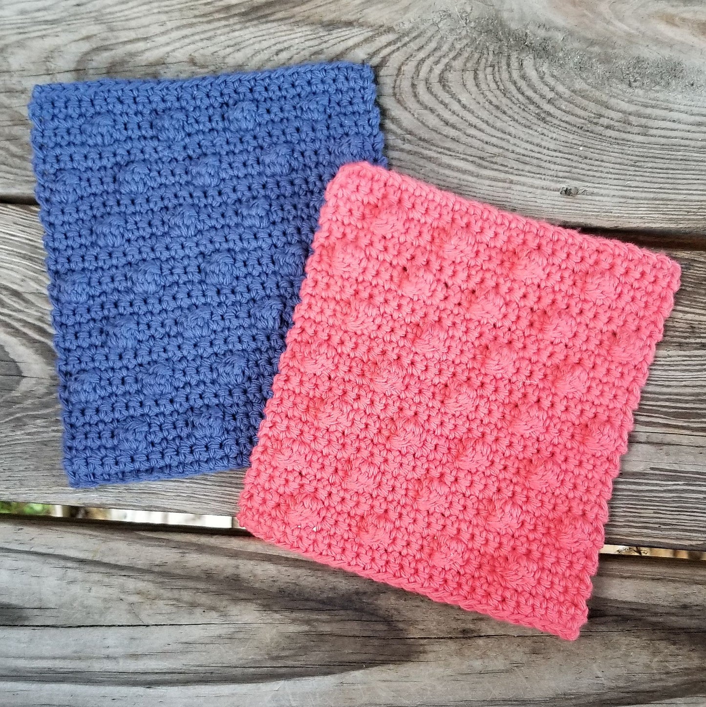 Bobble Dishcloth Crochet Pattern PDF