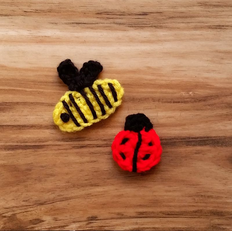 Bumblebee & Ladybug Crochet Pattern Bundle PDF