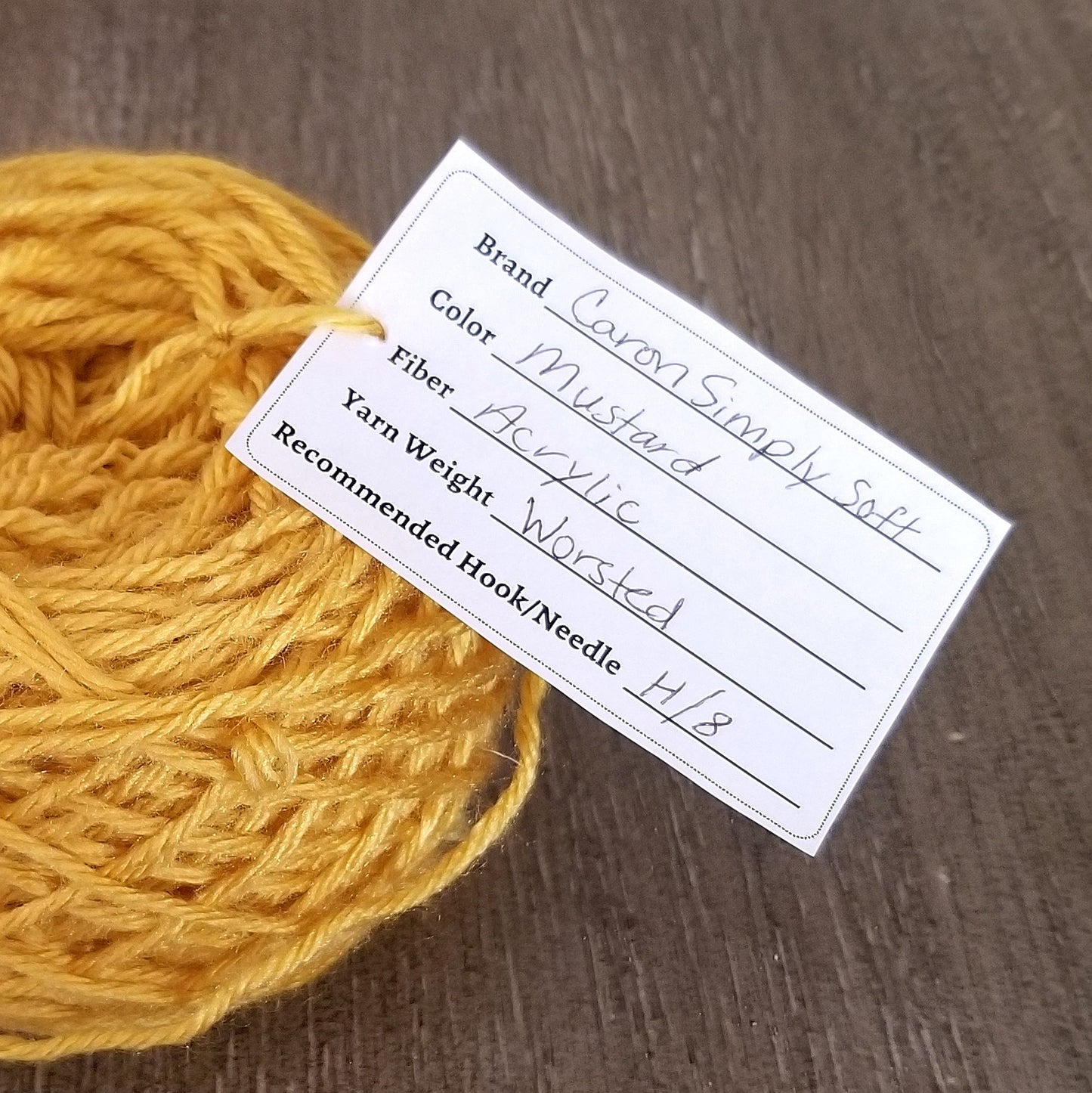 Yarn Label Printable, PDF Digital Download