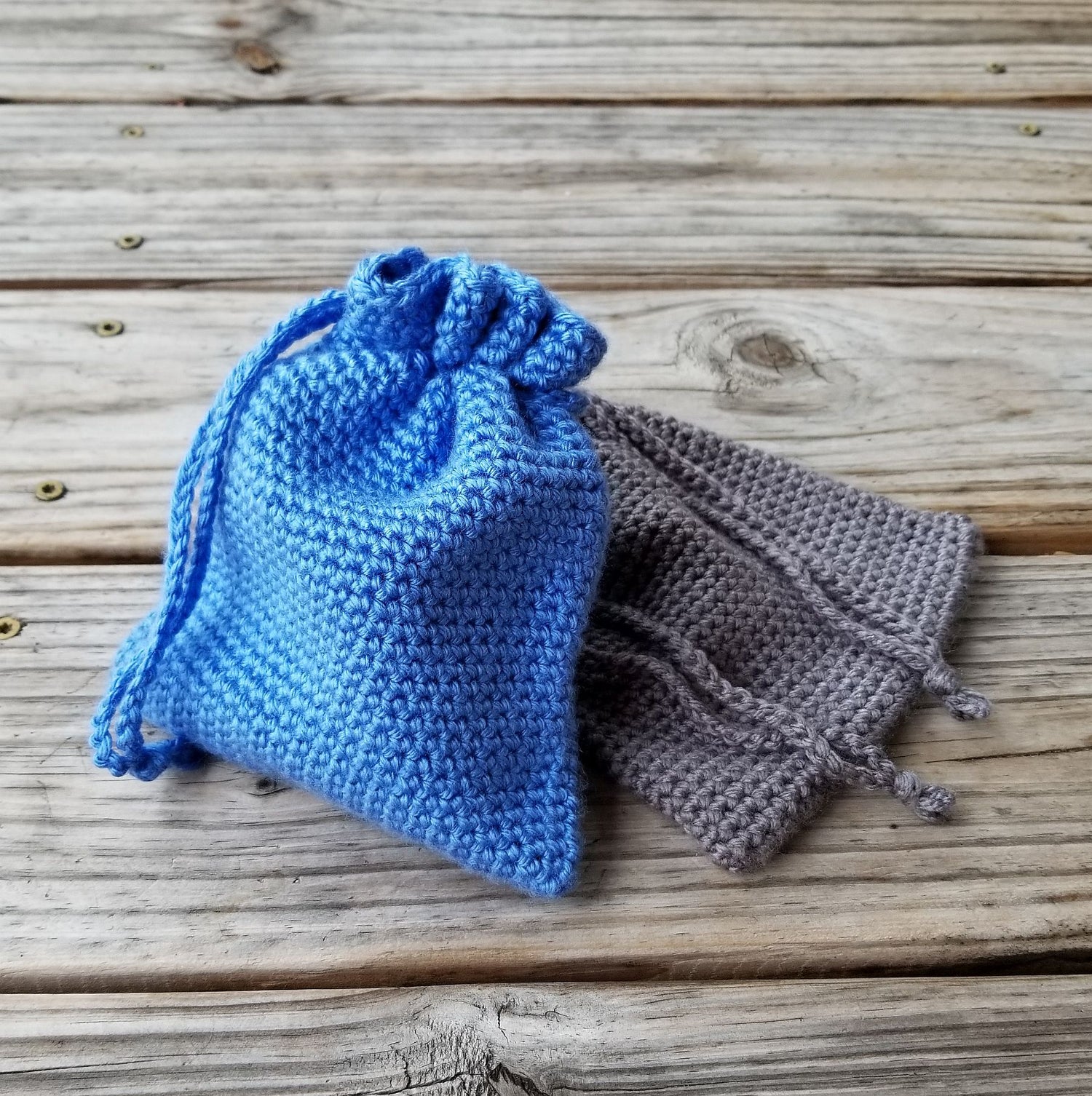 Drawstring Bag Crochet Pattern PDF – HCK Crafts