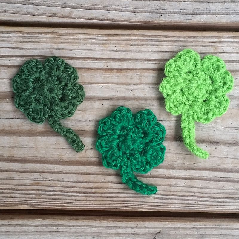 Four Leaf Clover Crochet Pattern PDF