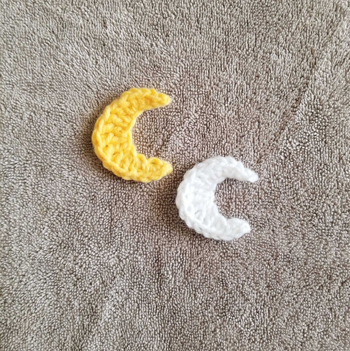 Moon Applique Crochet Pattern, PDF Digital Download