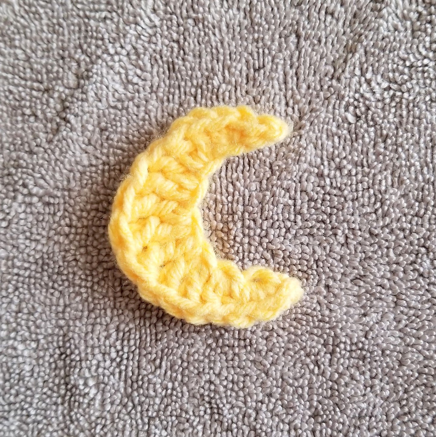 Moon Applique Crochet Pattern, PDF Digital Download