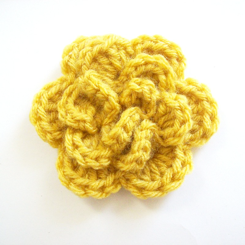 Three Layer Flower Crochet Pattern PDF