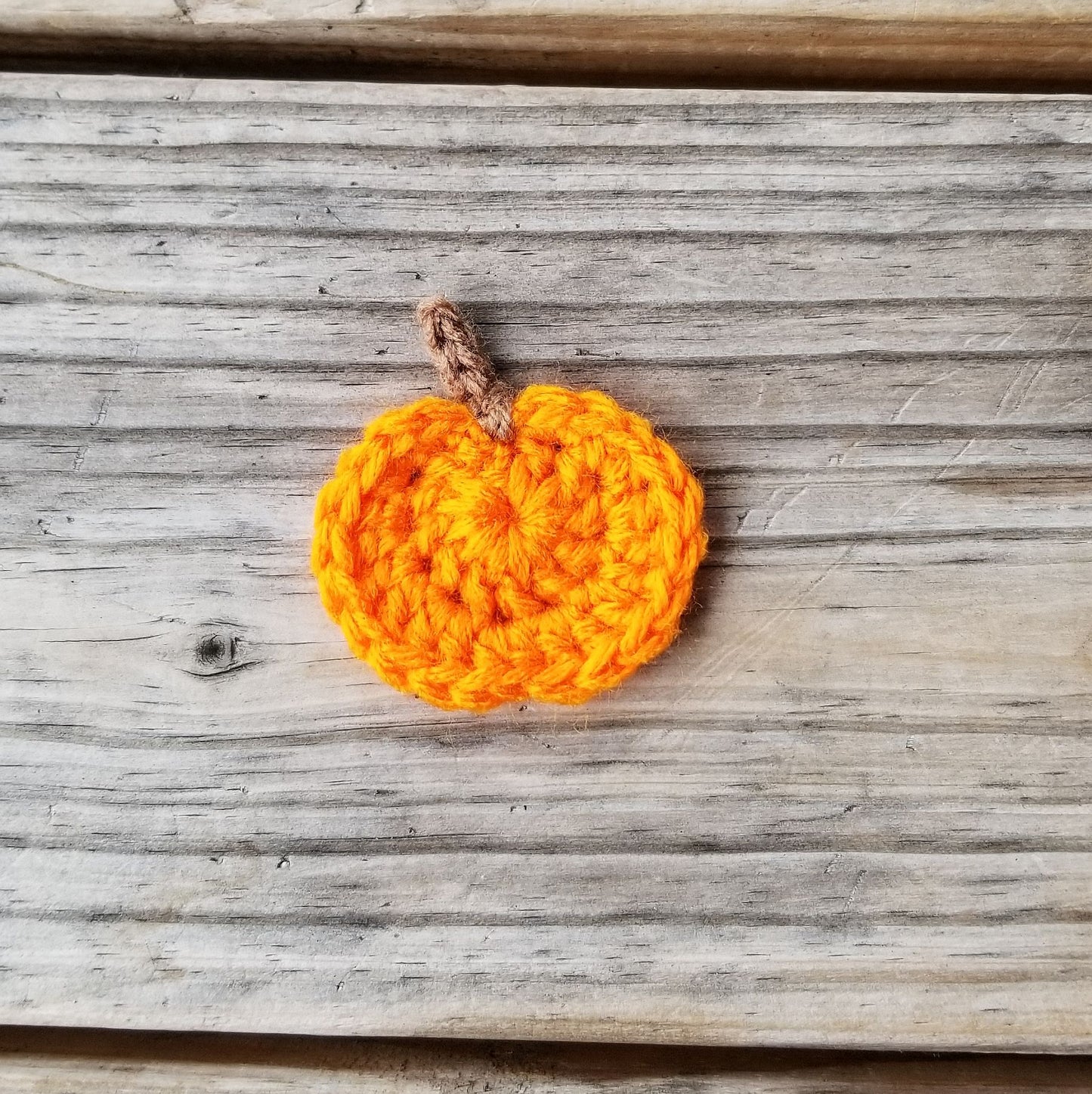 Pumpkin Applique Crochet Pattern PDF