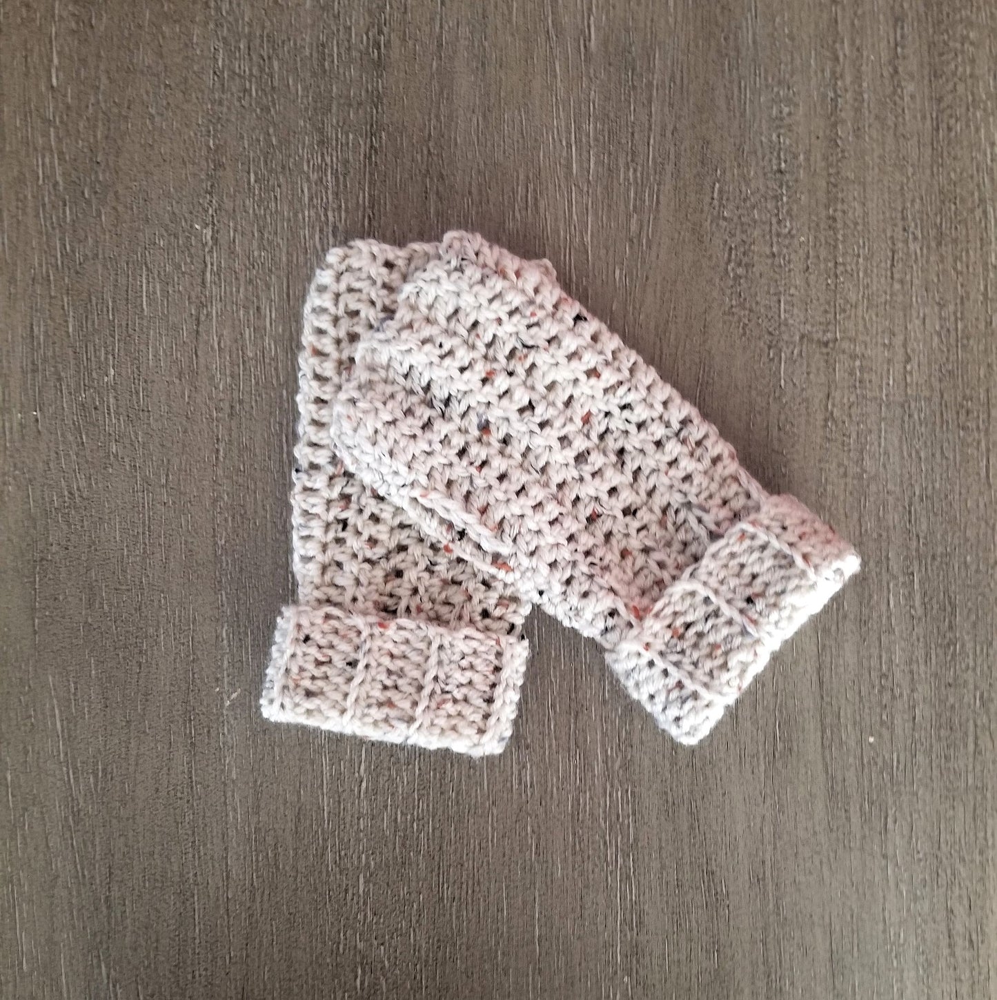 Ribbed Fingerless Gloves Crochet Pattern PDF