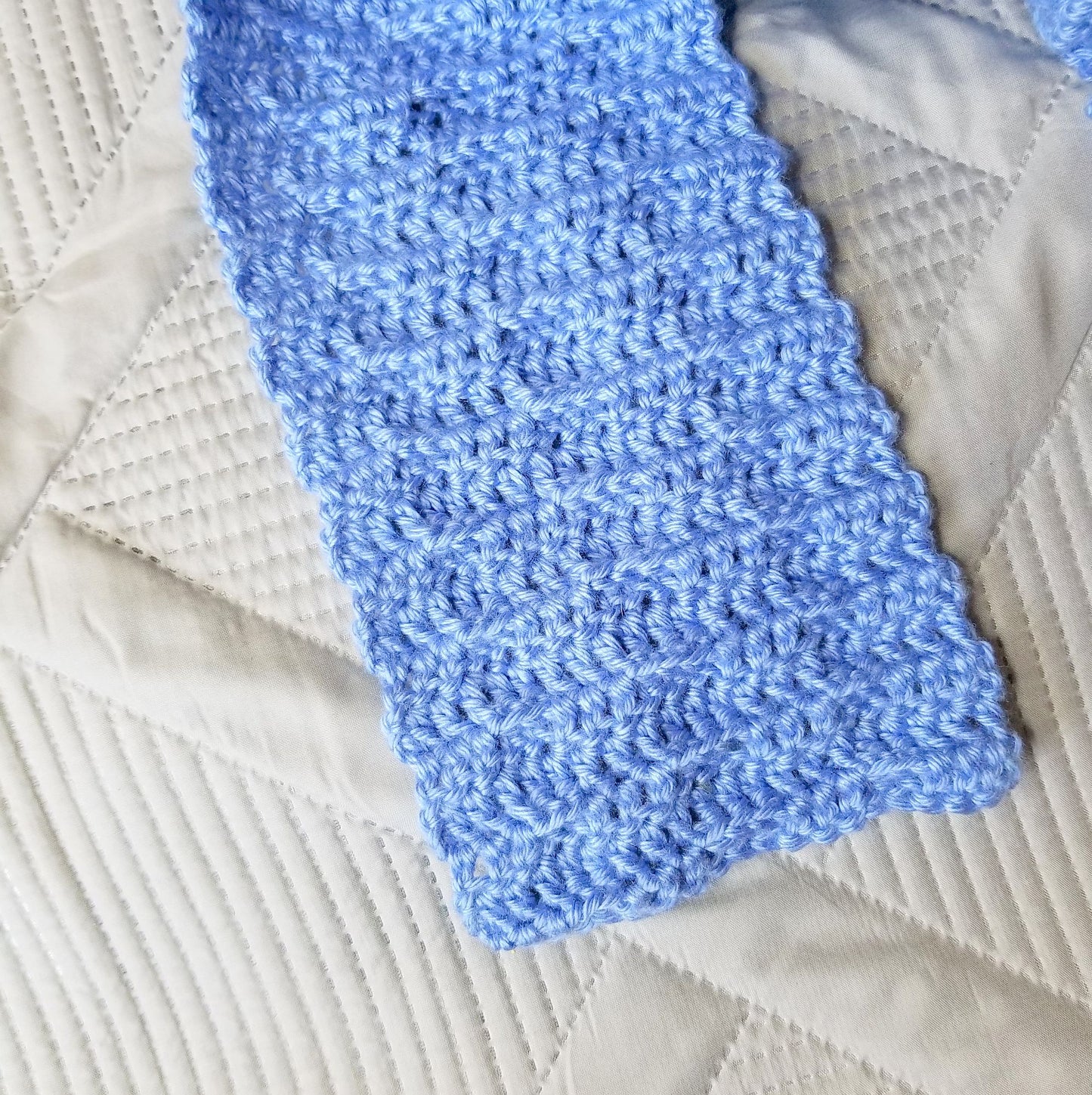 Ribbed Scarf Crochet Pattern, PDF Digital Download